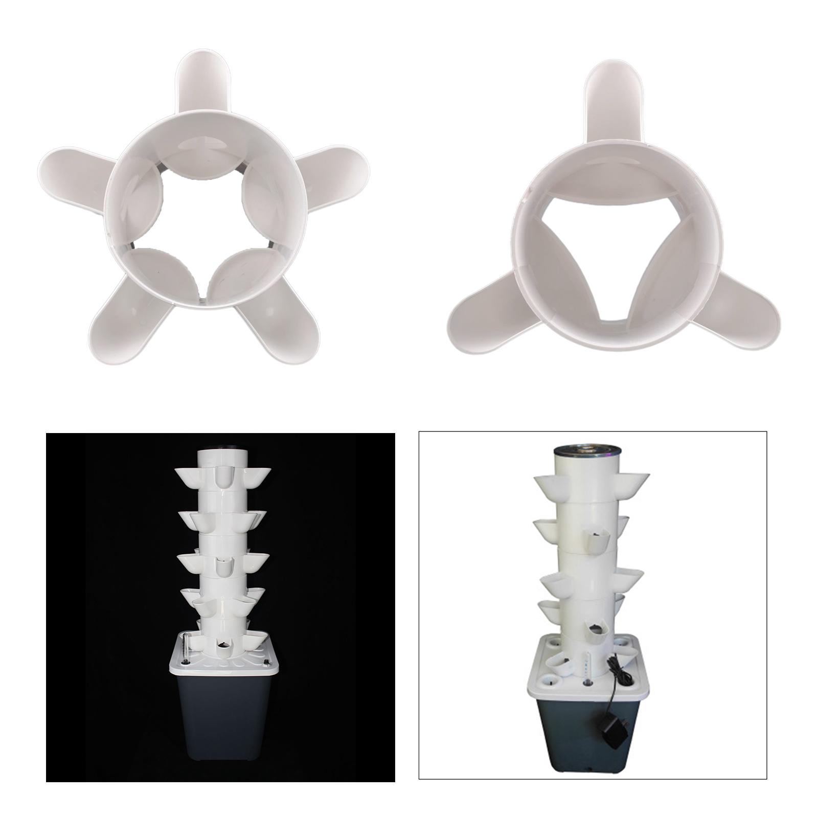 Hydroponic Tower Planter - Съемные чашки для колонизации из полипропилена