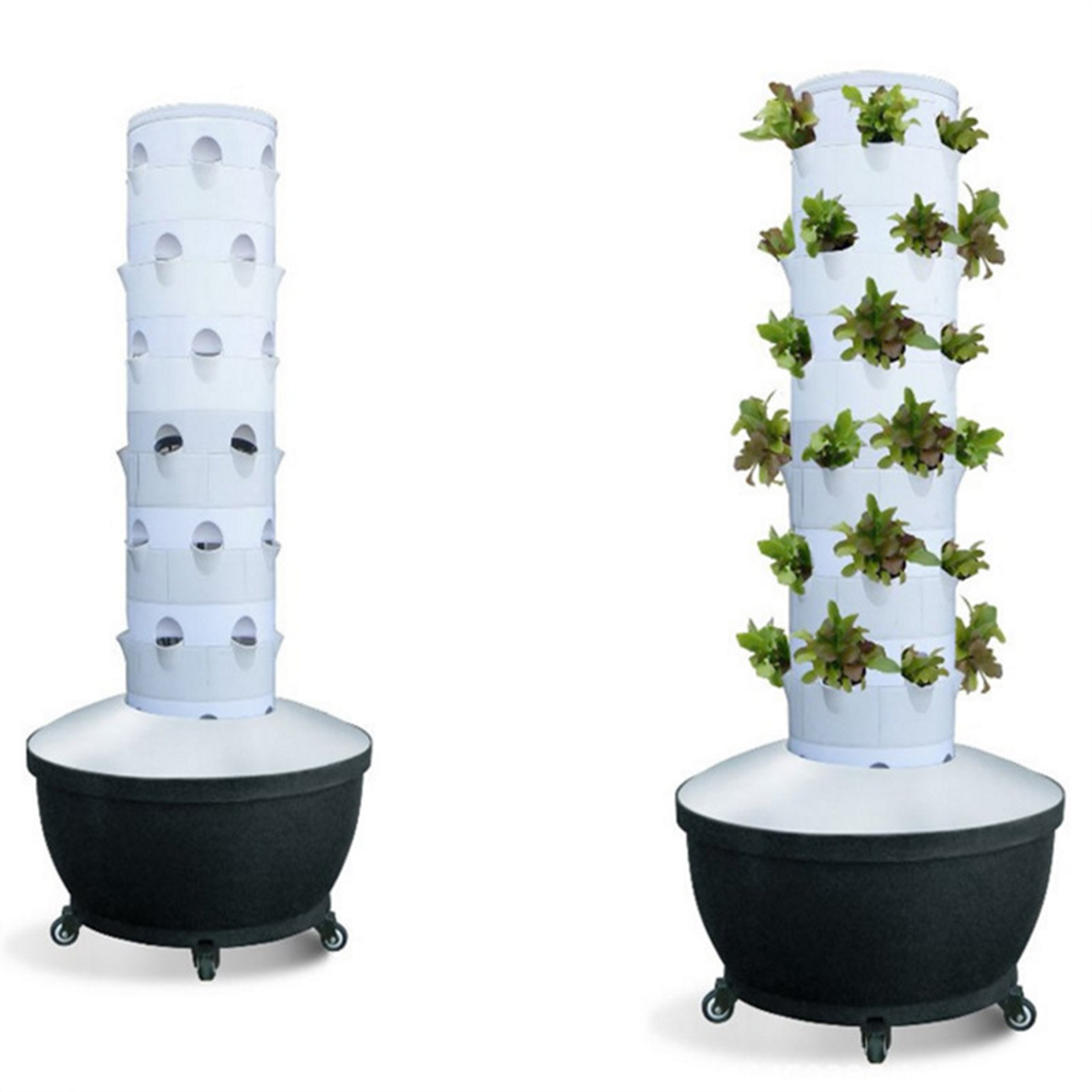Съемные чашки для колонизации  – обзор и цена Hydroponic Tower Planter