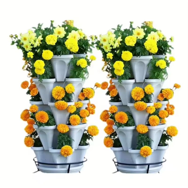 5-ярусный самополивающийся шта – обзор и цена Hydroponic Tower Planter